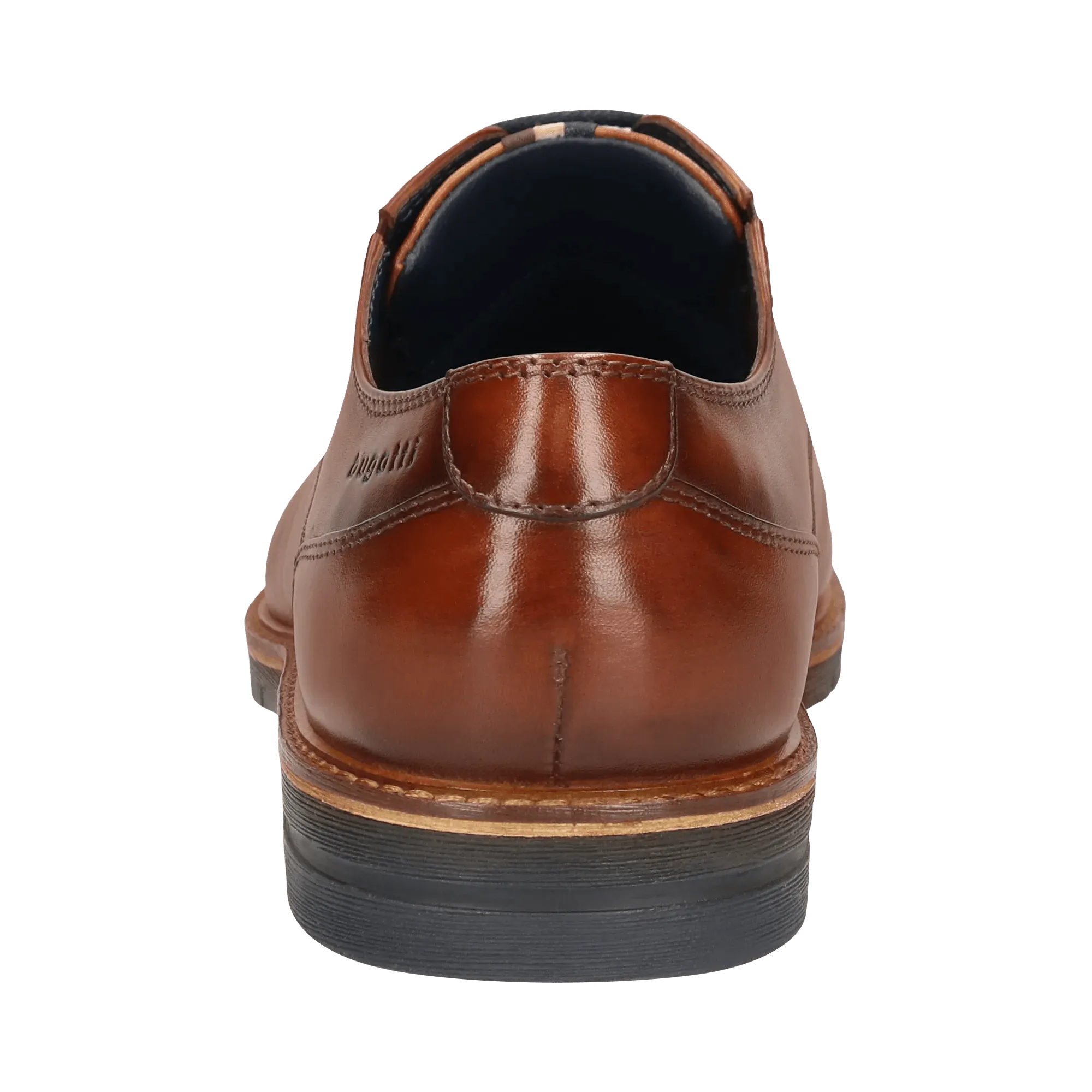 Leder Business Schnürer cognac