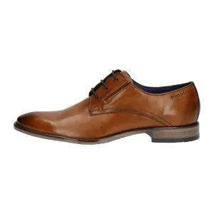 Leder Business Schnürer cognac