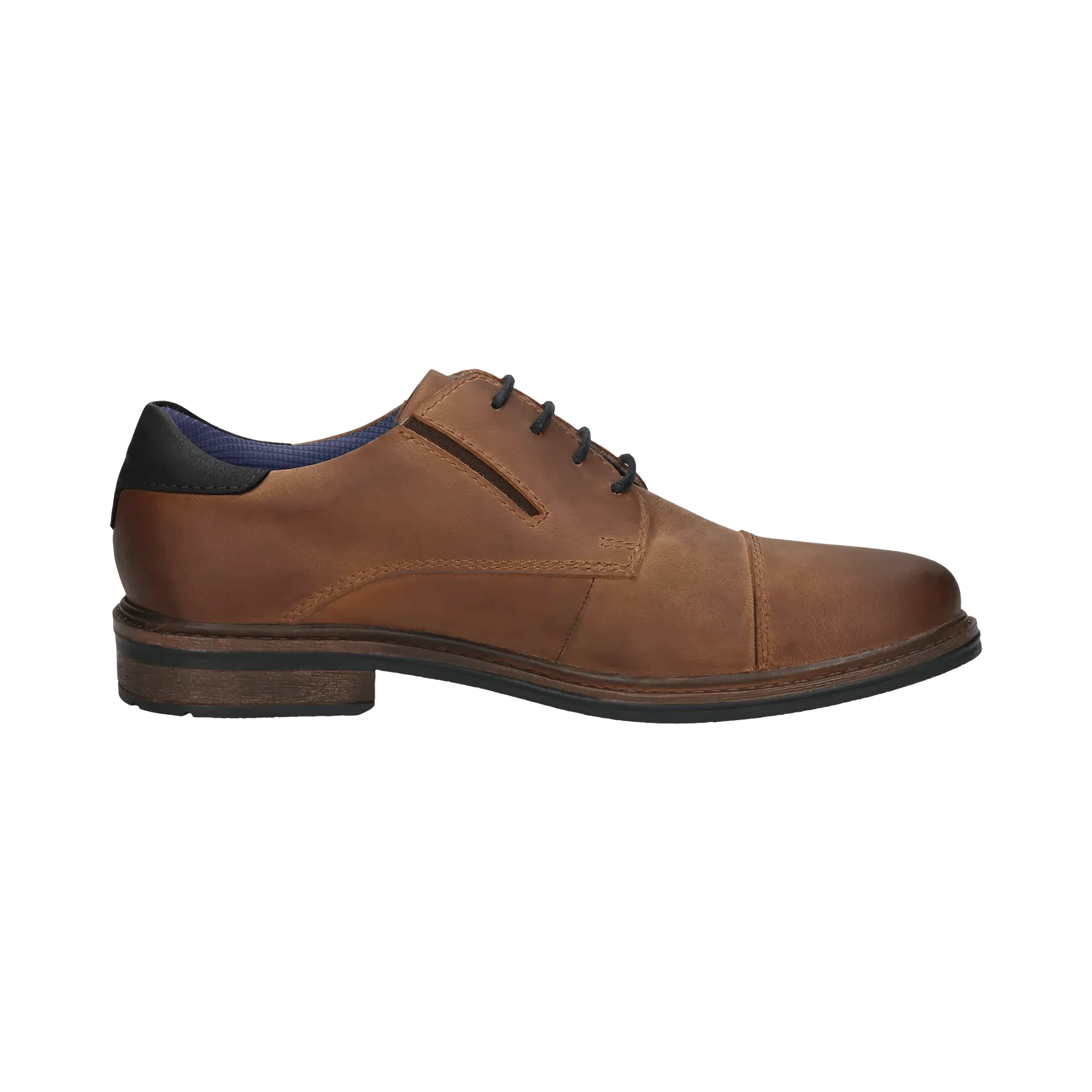Leder Business Schnürer cognac