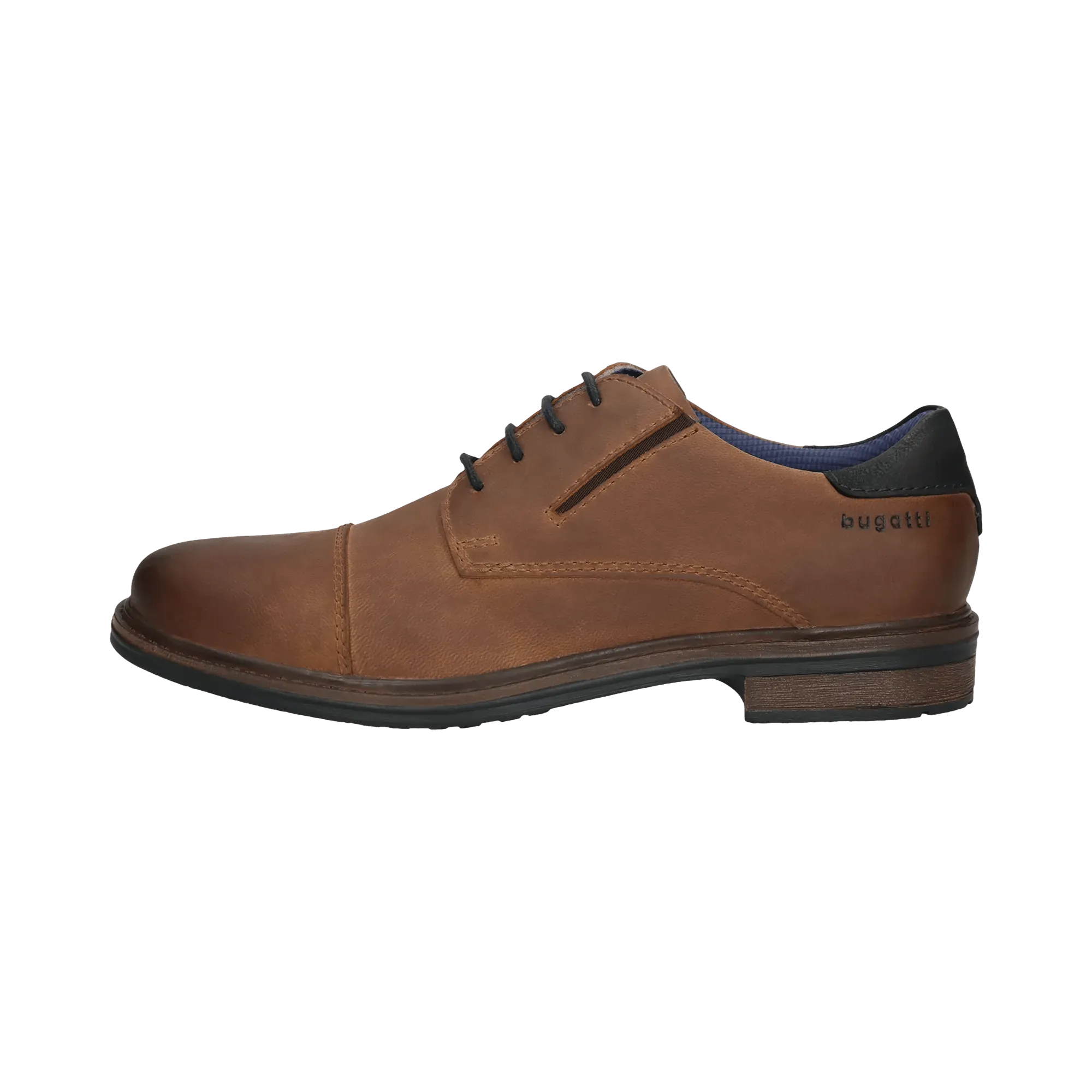 Leder Business Schnürer cognac