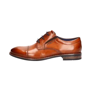 Leder Business Schnürer cognac