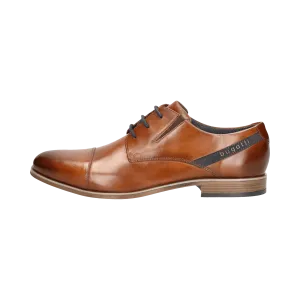 Leder Business Schnürer cognac