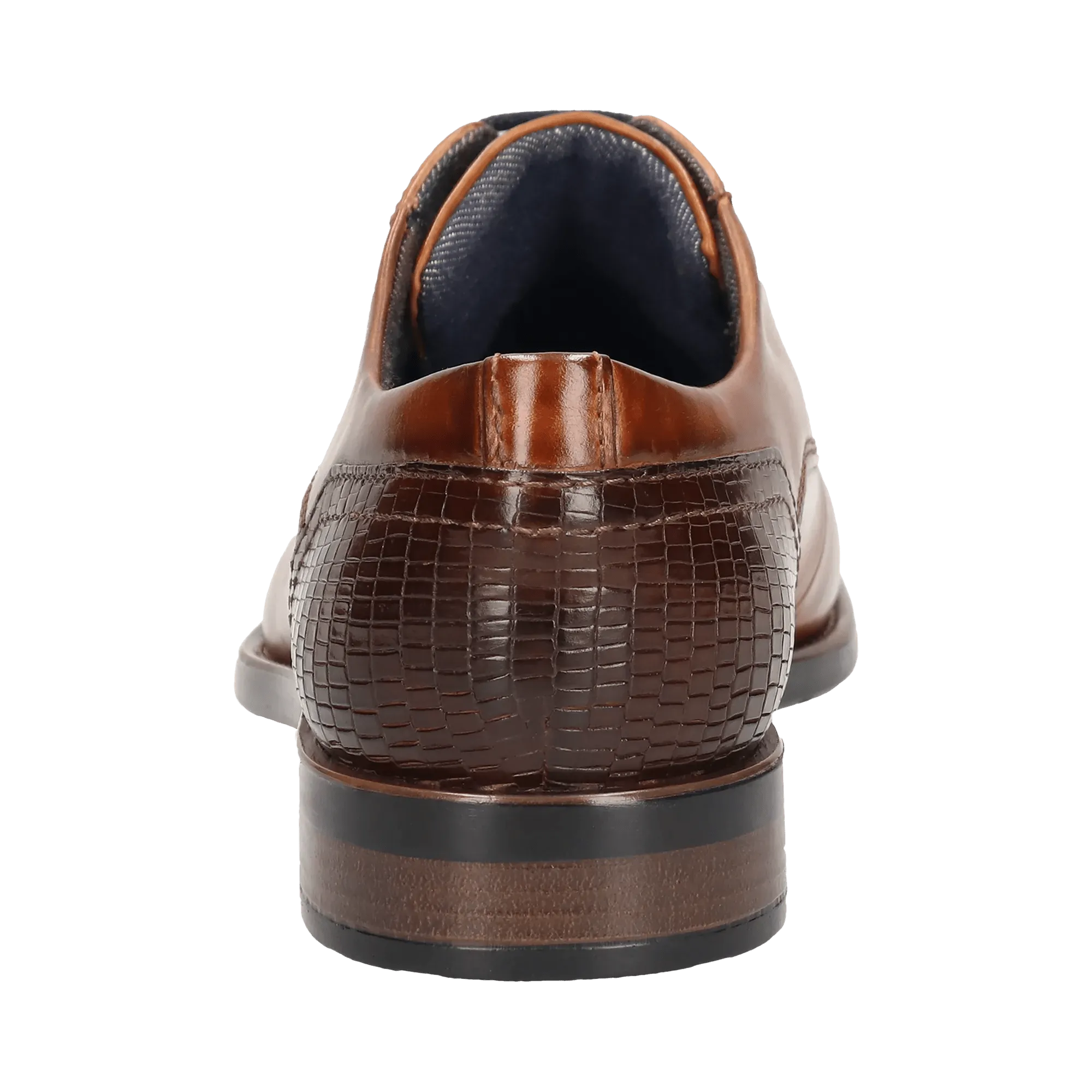 Leder Business Schnürer cognac