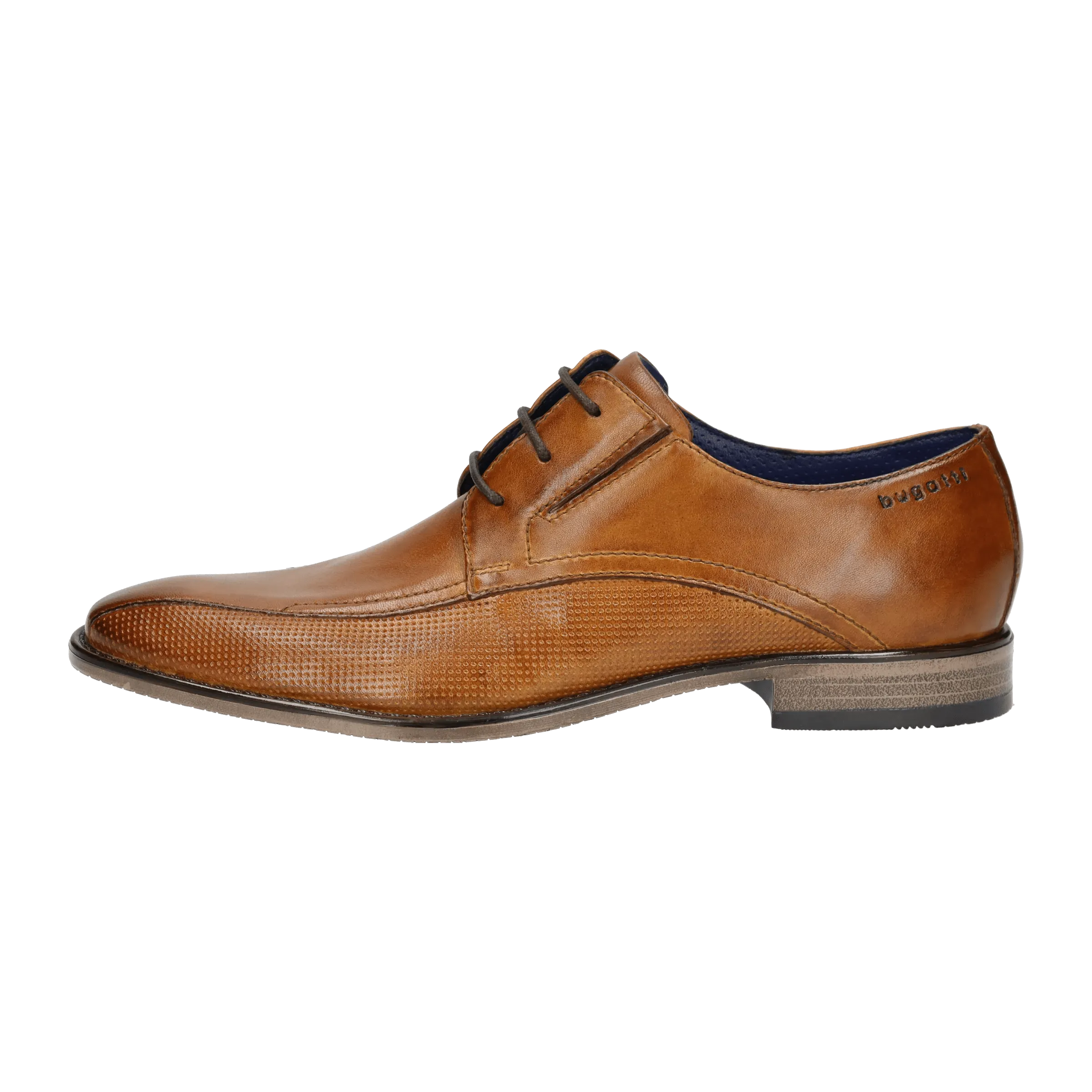 Leder Business Schnürer cognac