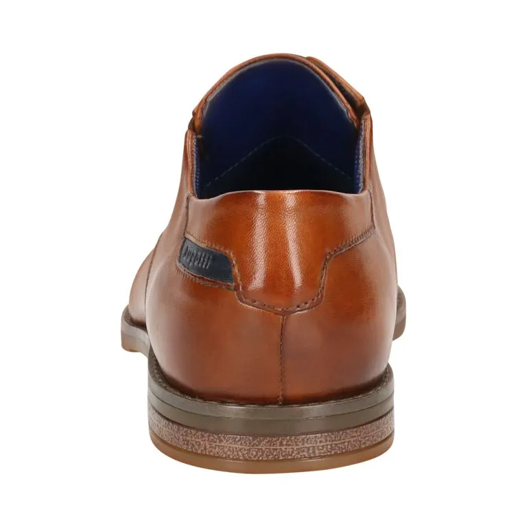 Leder Business Schnürer cognac