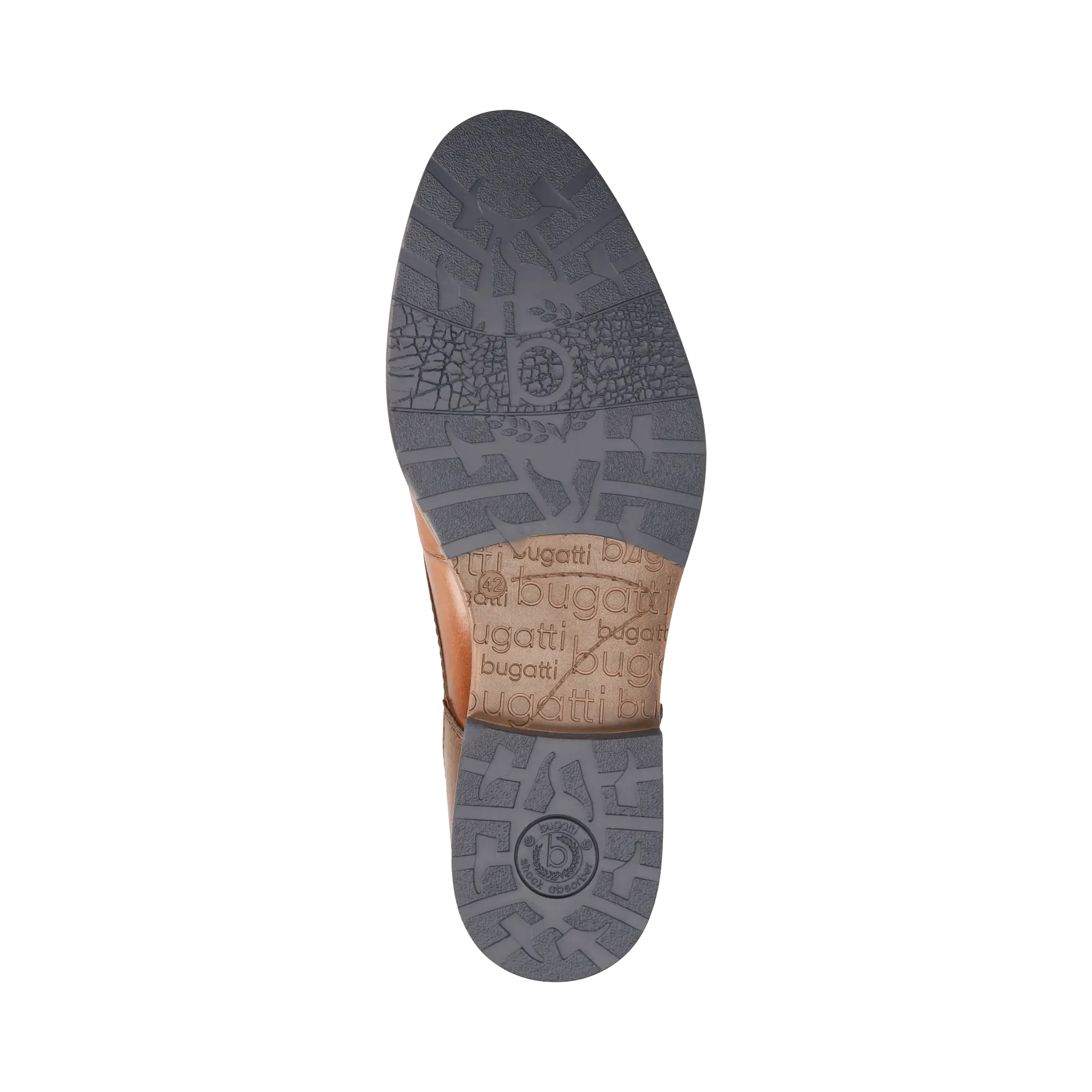 Leder Business Schnürer cognac