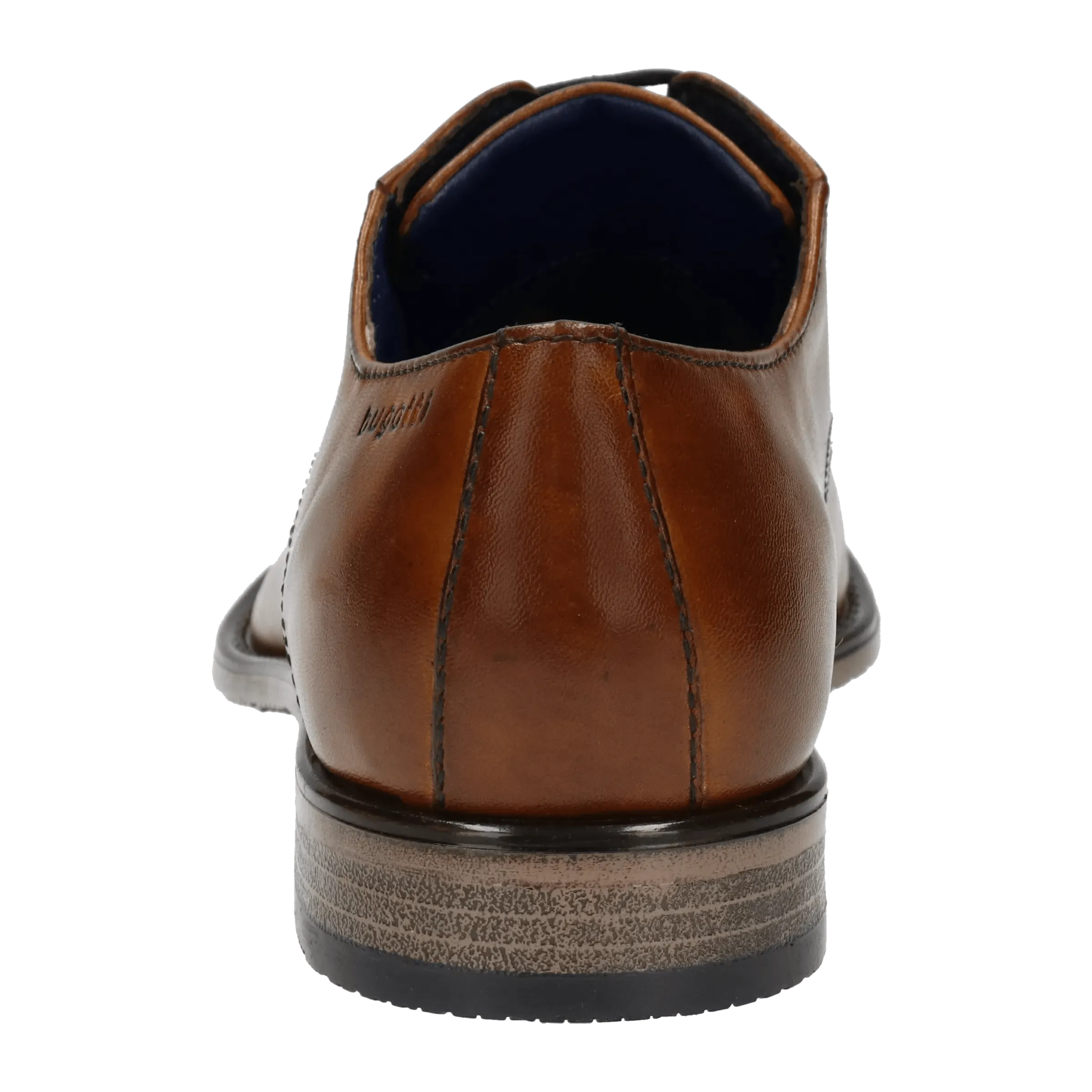 Leder Business Schnürer cognac