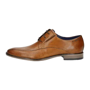 Leder Business Schnürer cognac