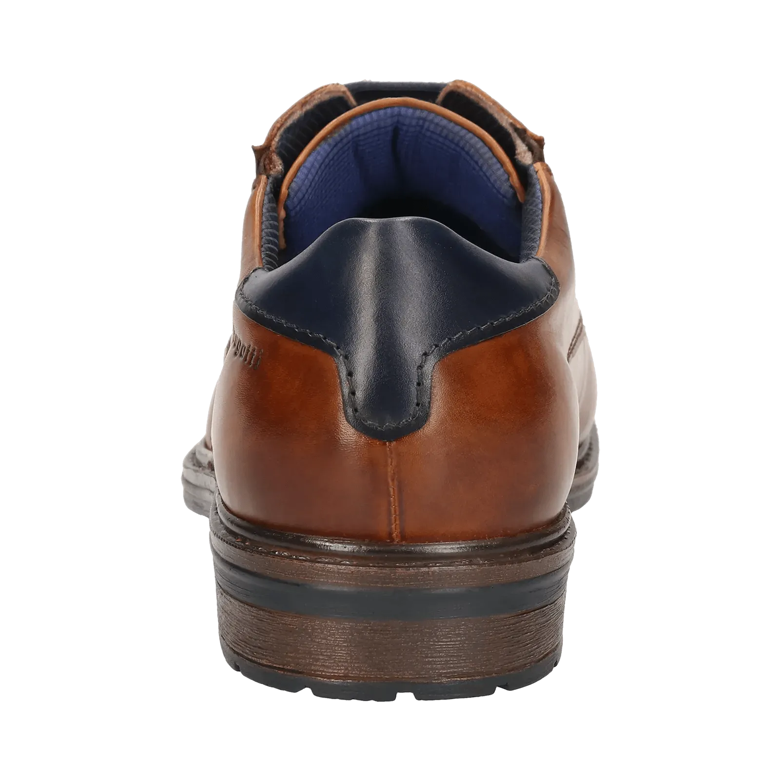 Leder Business Schnürer cognac