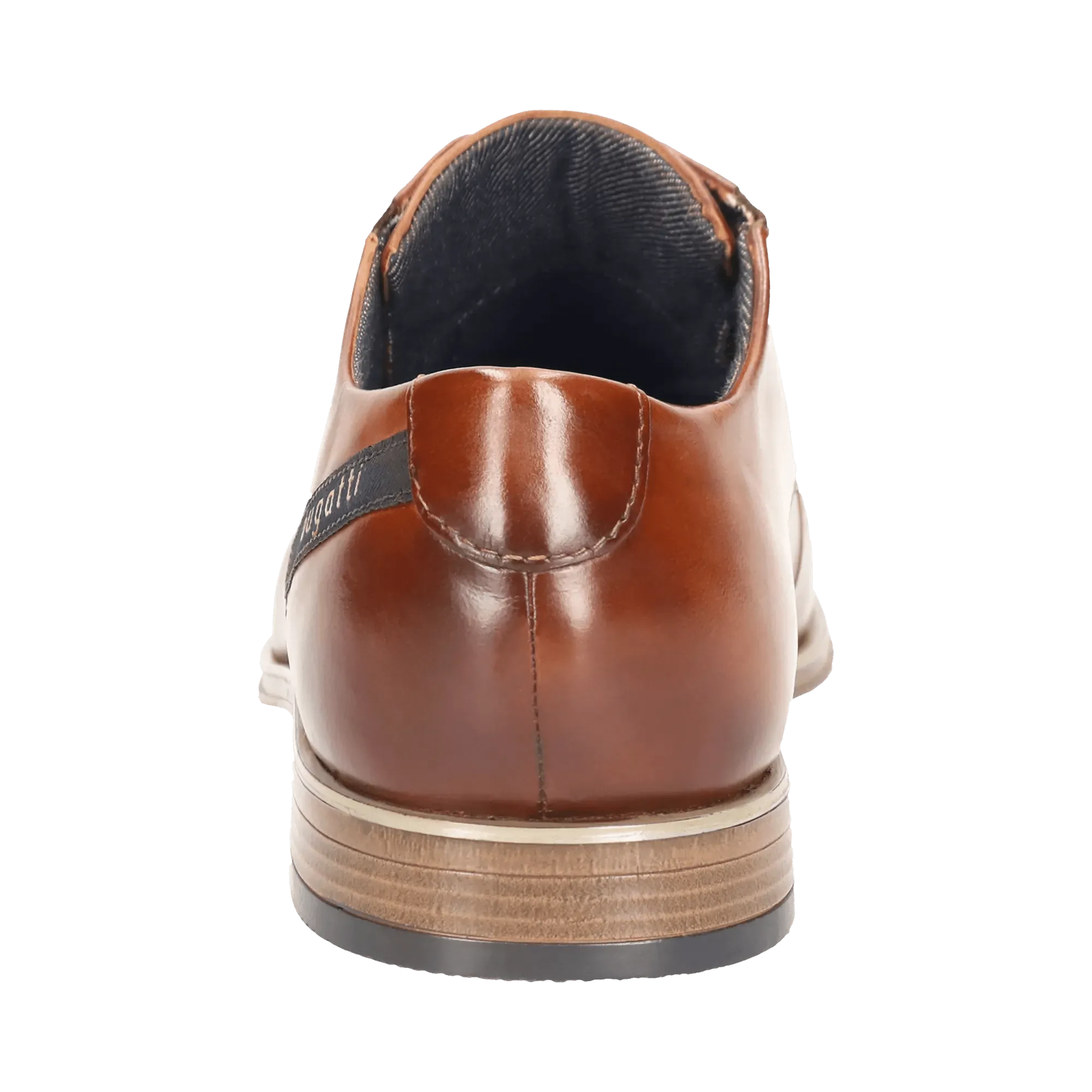 Leder Business Schnürer cognac