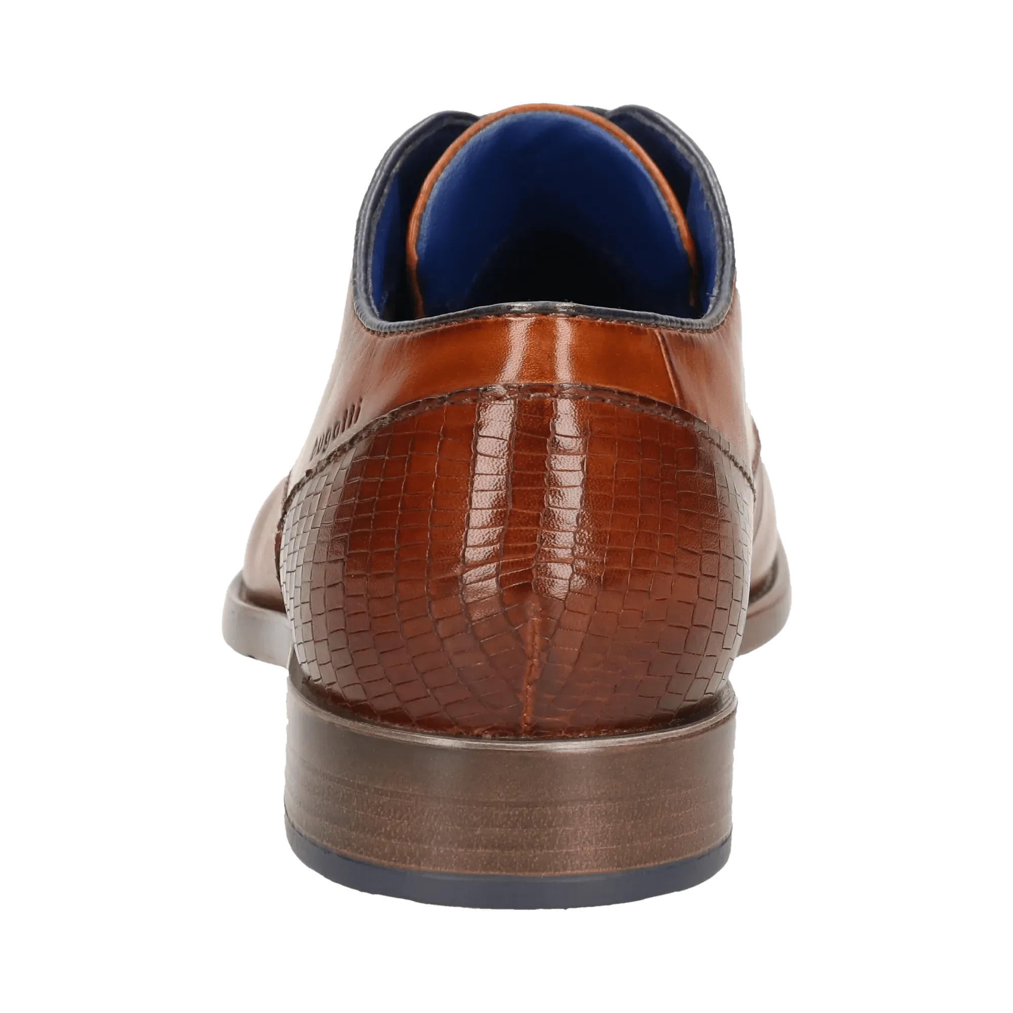Leder Business Schnürer cognac