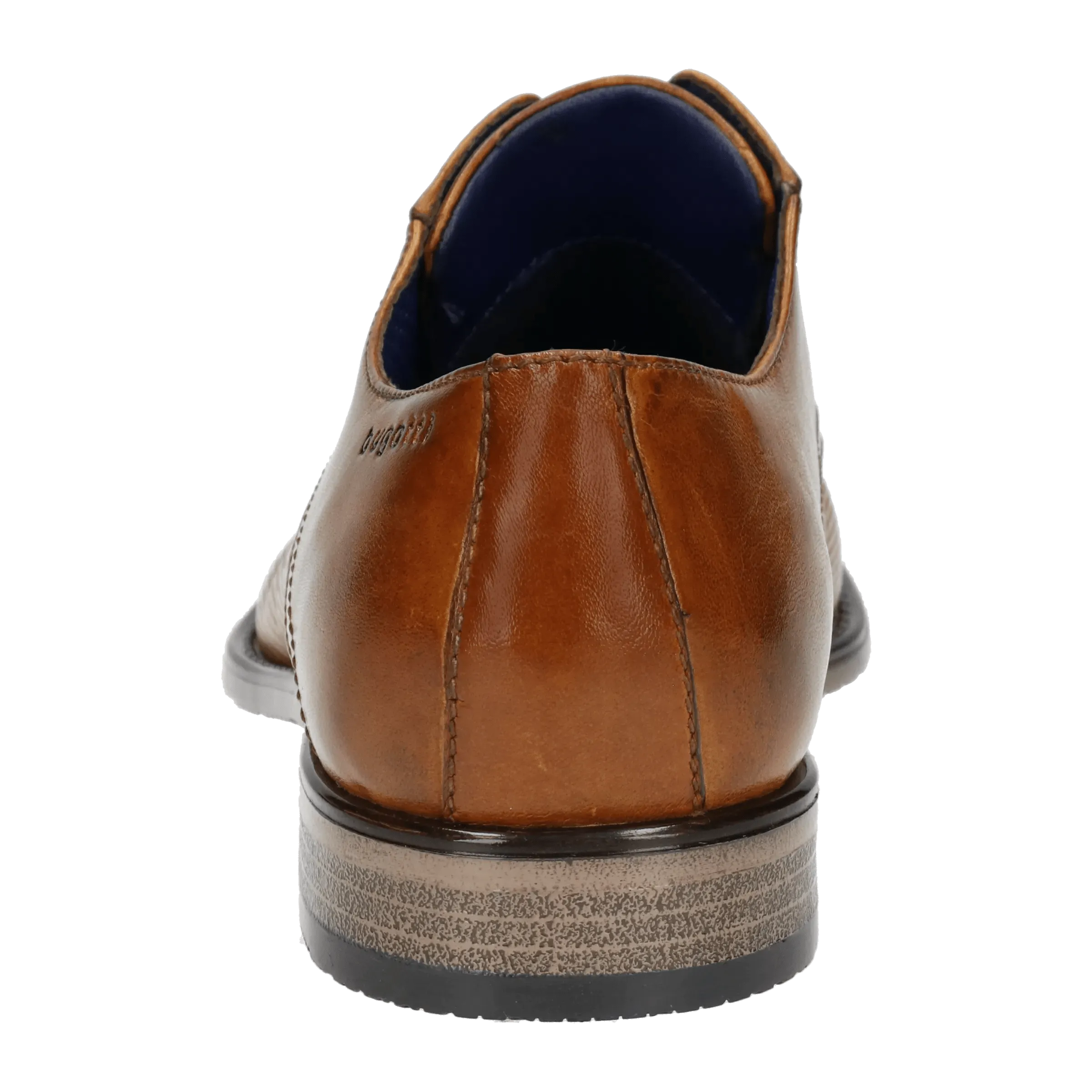 Leder Business Schnürer cognac