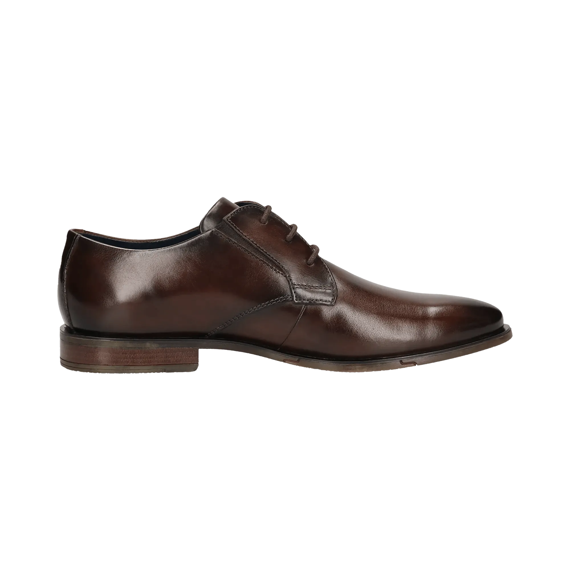 Leder Business Schnürer dunkelbraun