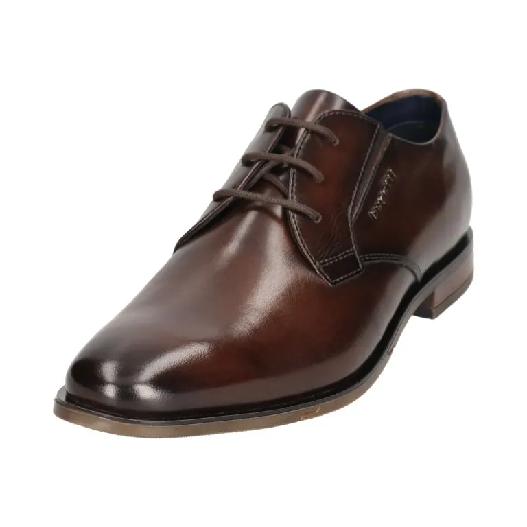 Leder Business Schnürer dunkelbraun