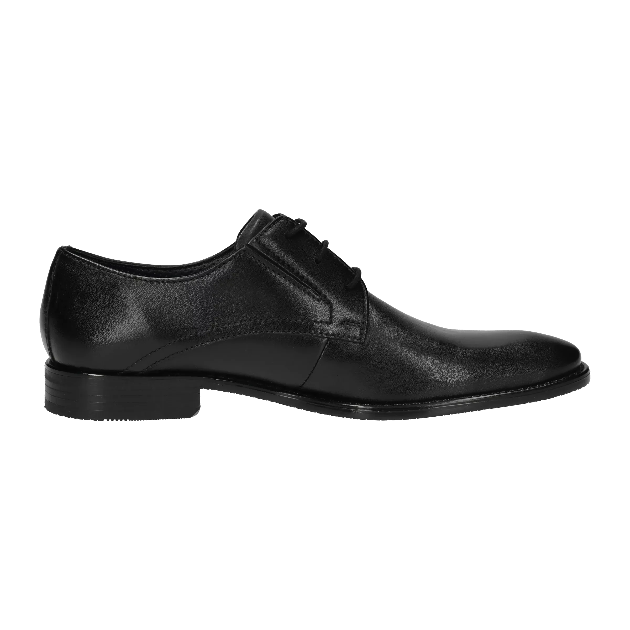Leder Business Schnürer schwarz