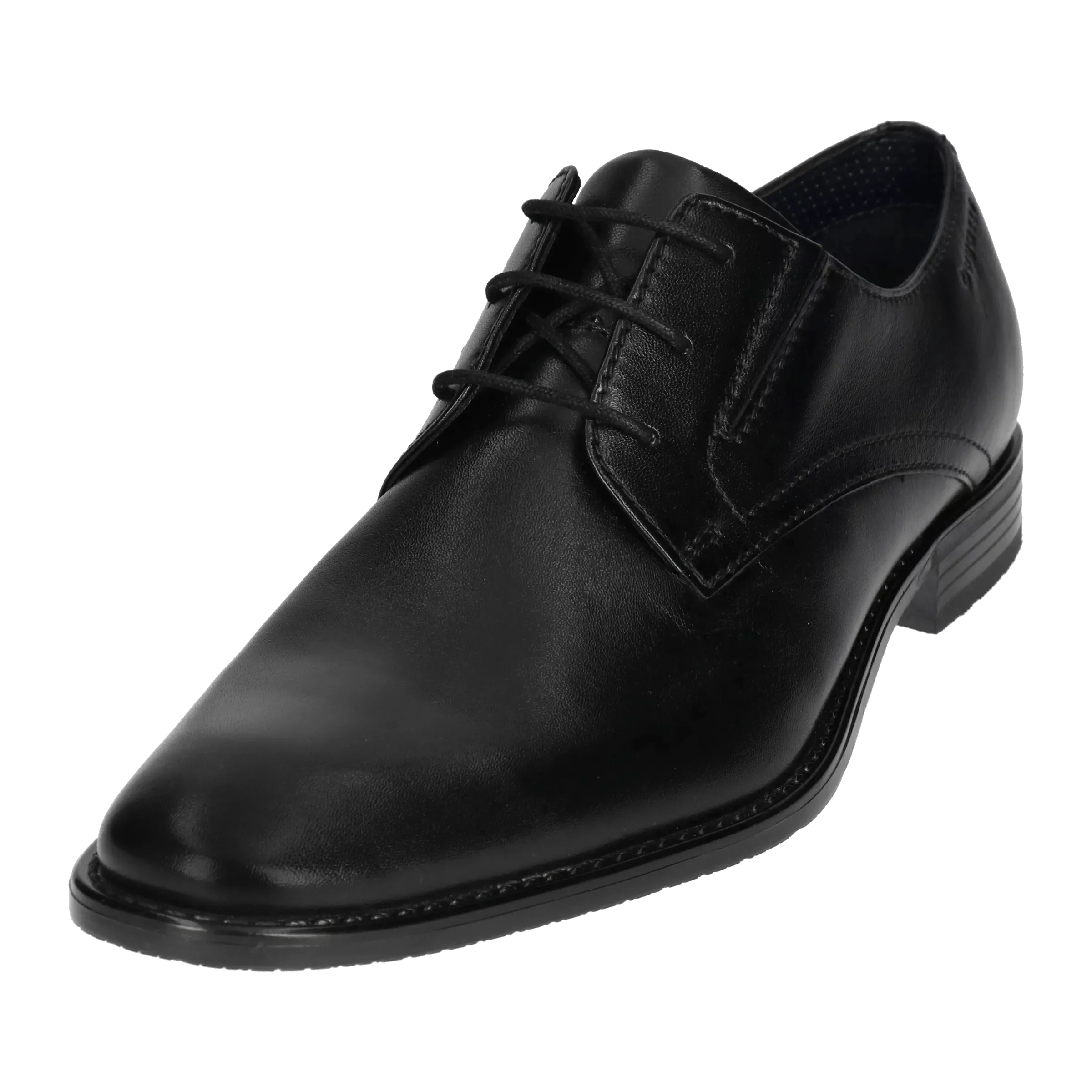 Leder Business Schnürer schwarz