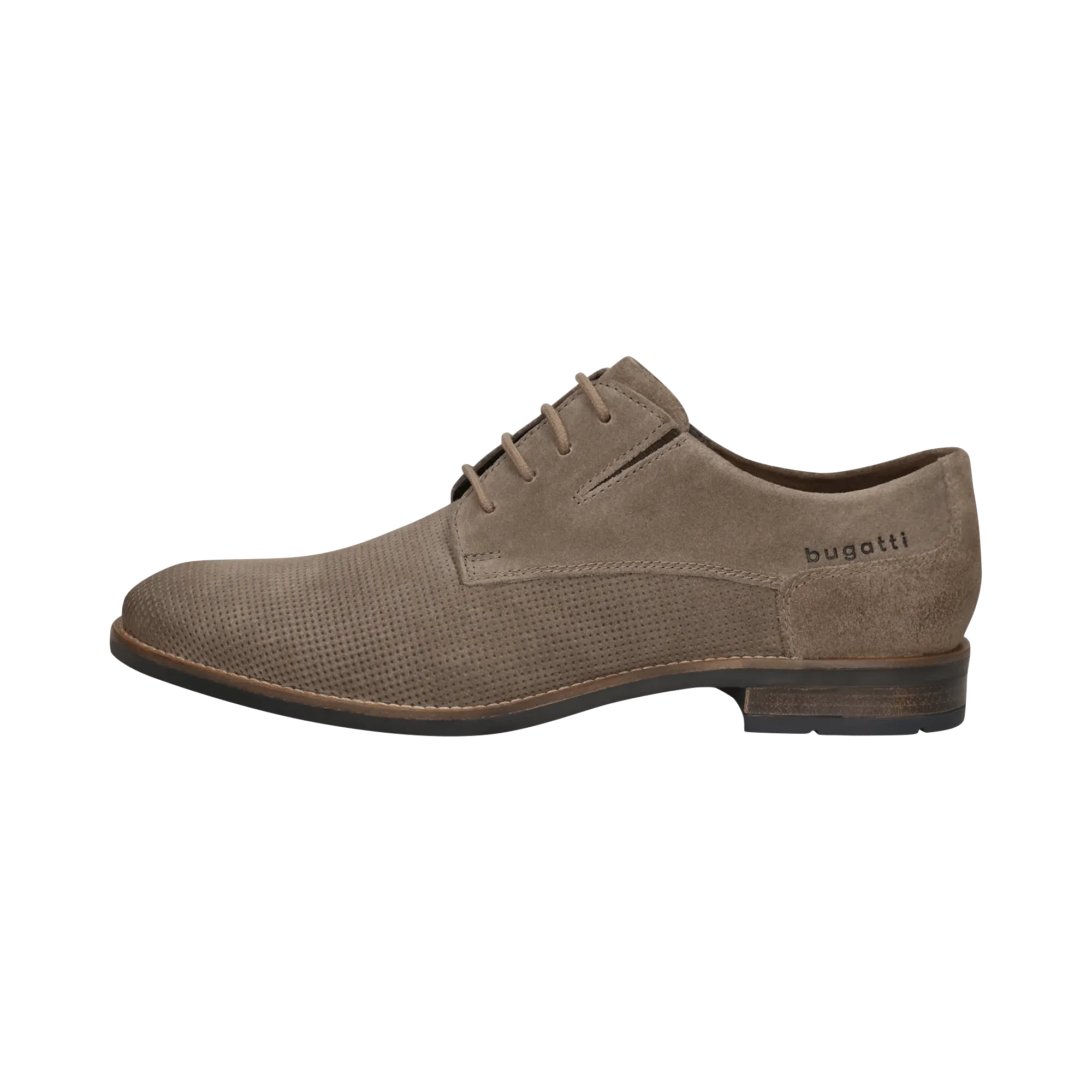Leder Business Schnürer taupe