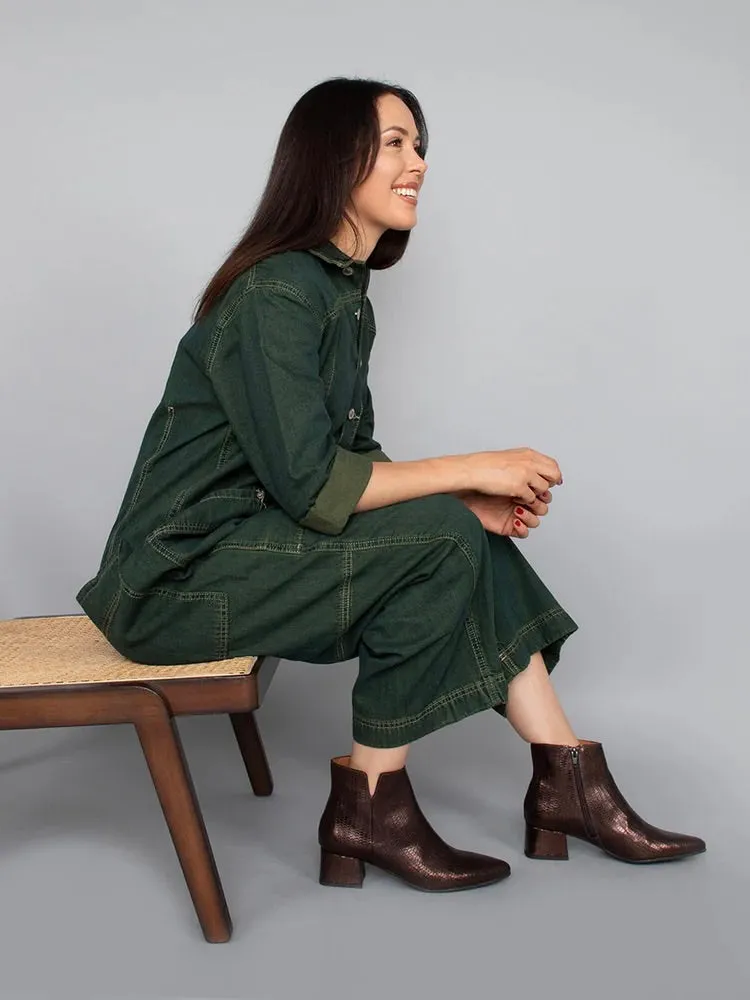 LEISEL BOOTS IN DARK BROWN