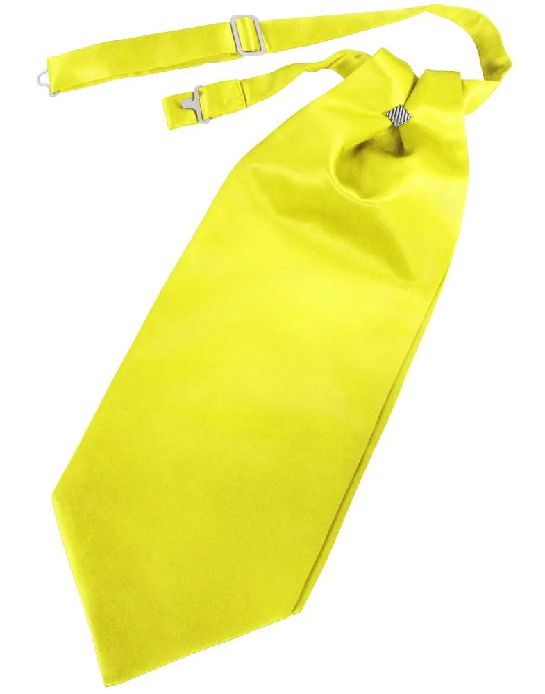 Lemon Luxury Satin Cravat