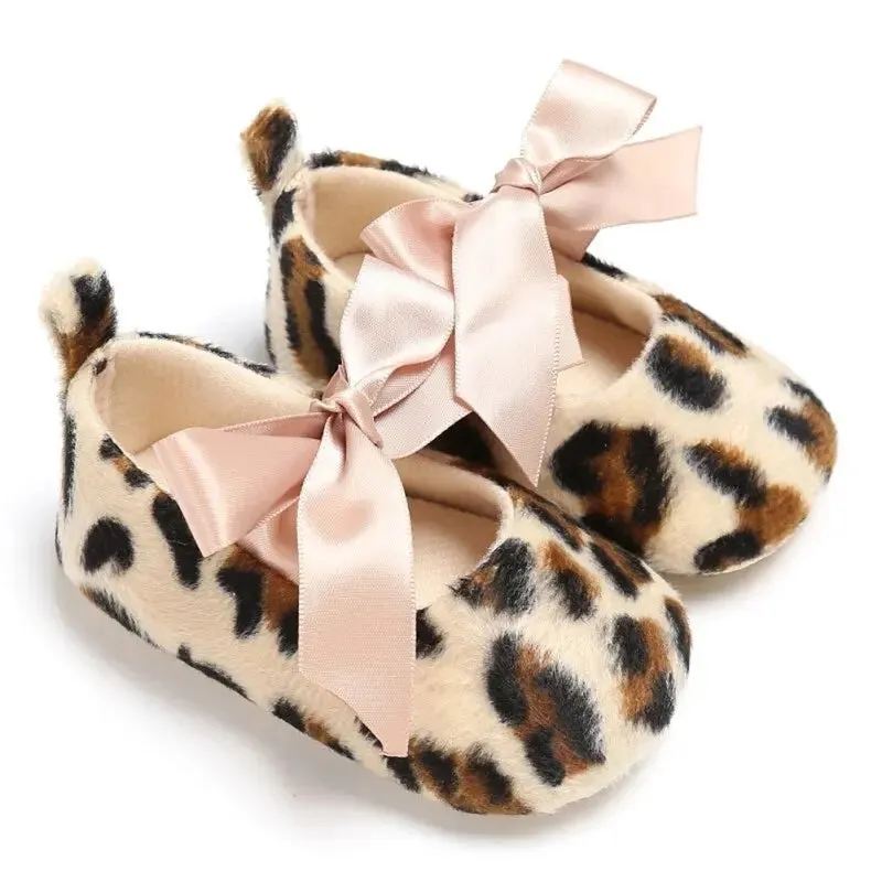 Leopard Print Soft Toddler Cute Shoes