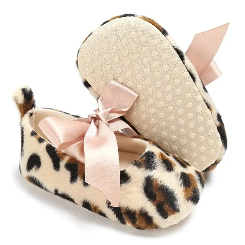 Leopard Print Soft Toddler Cute Shoes