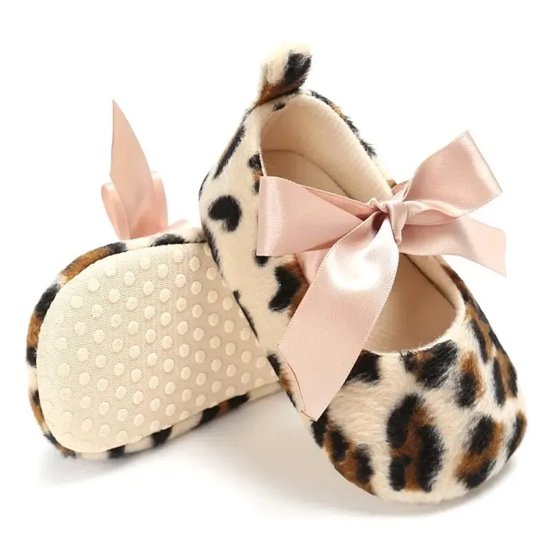 Leopard Print Soft Toddler Cute Shoes