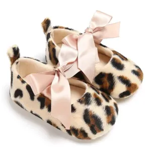 Leopard Print Soft Toddler Cute Shoes