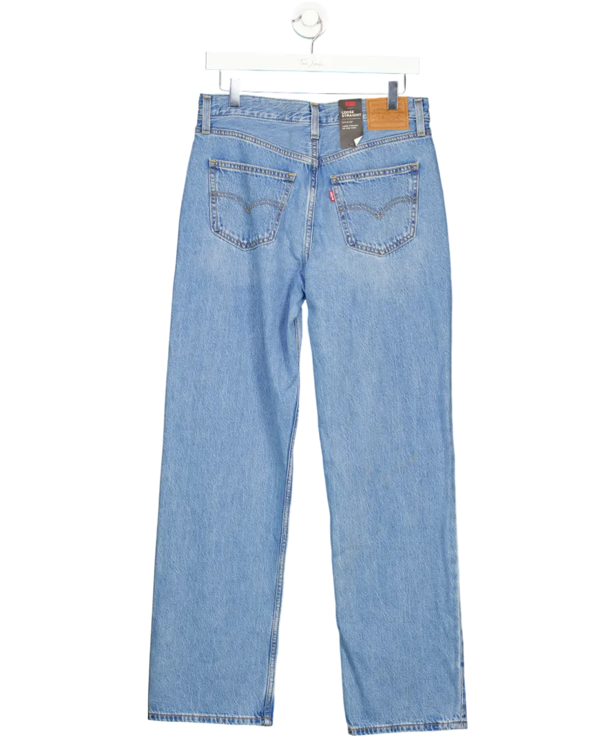 levis Blue Loose Straight Jeans W26