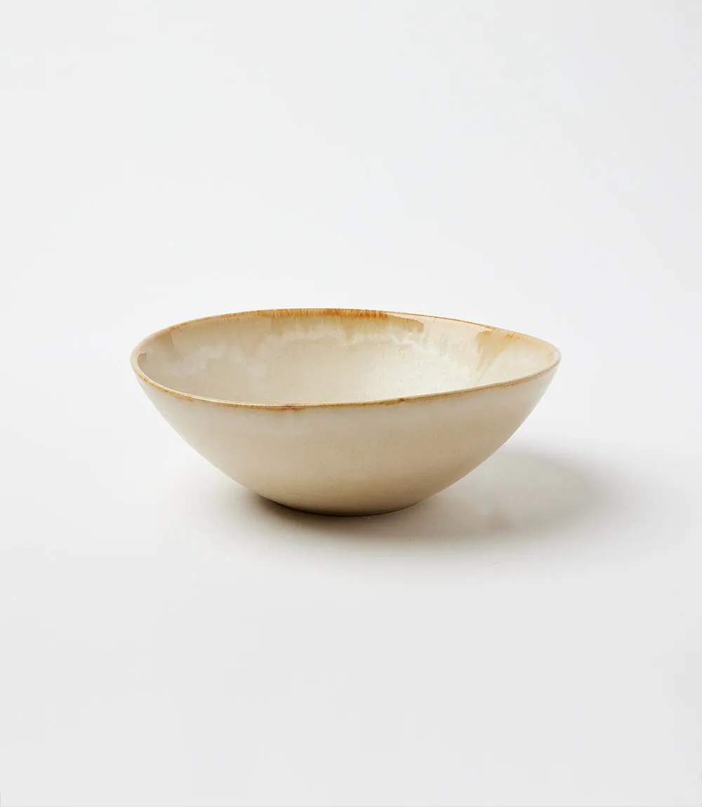 Lisbon Glazed Serving Bowl