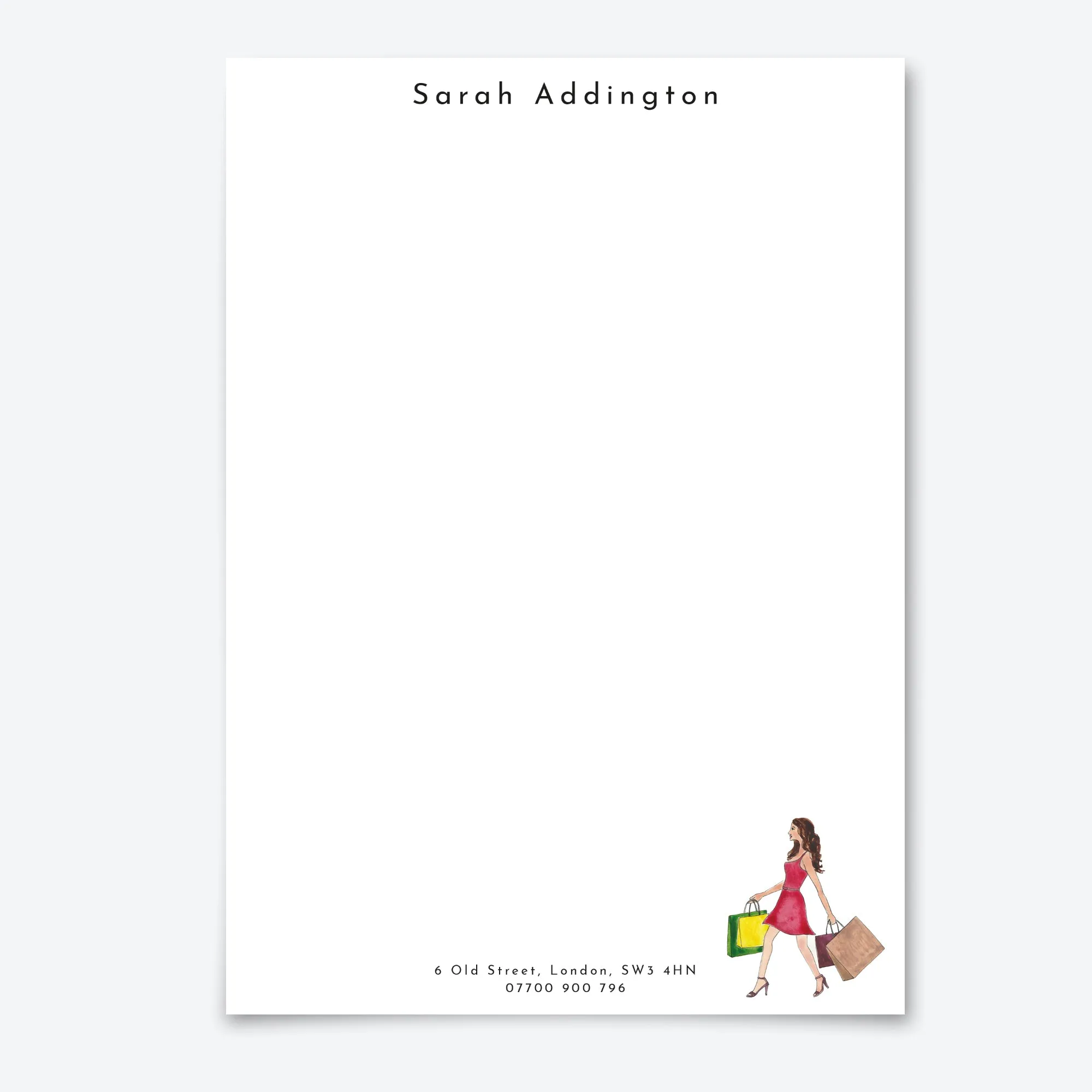 London Shopping Art Stationery A5 Letter Writing Set
