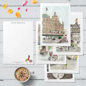 London Shopping Art Stationery A5 Letter Writing Set