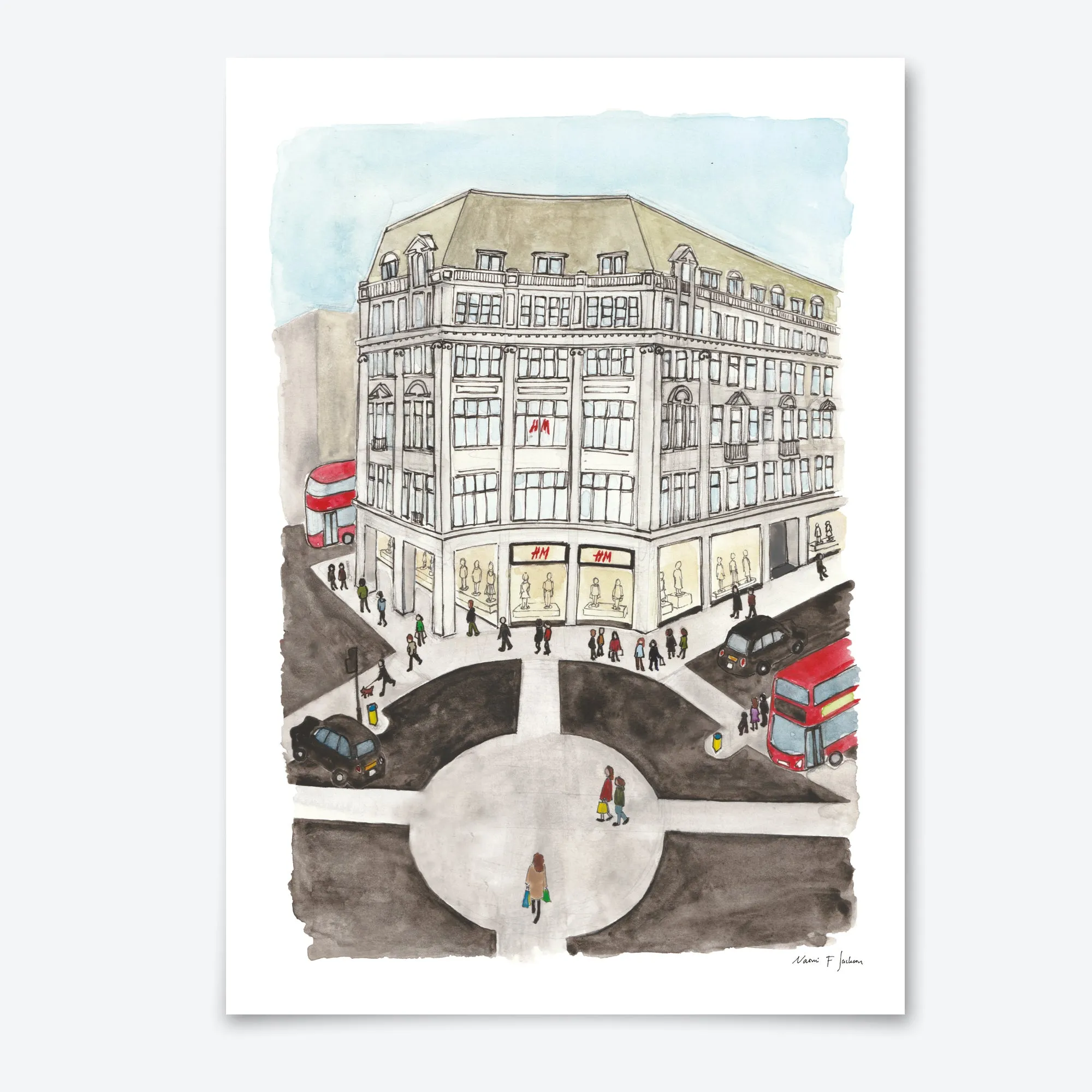 London Shopping Art Stationery A5 Letter Writing Set