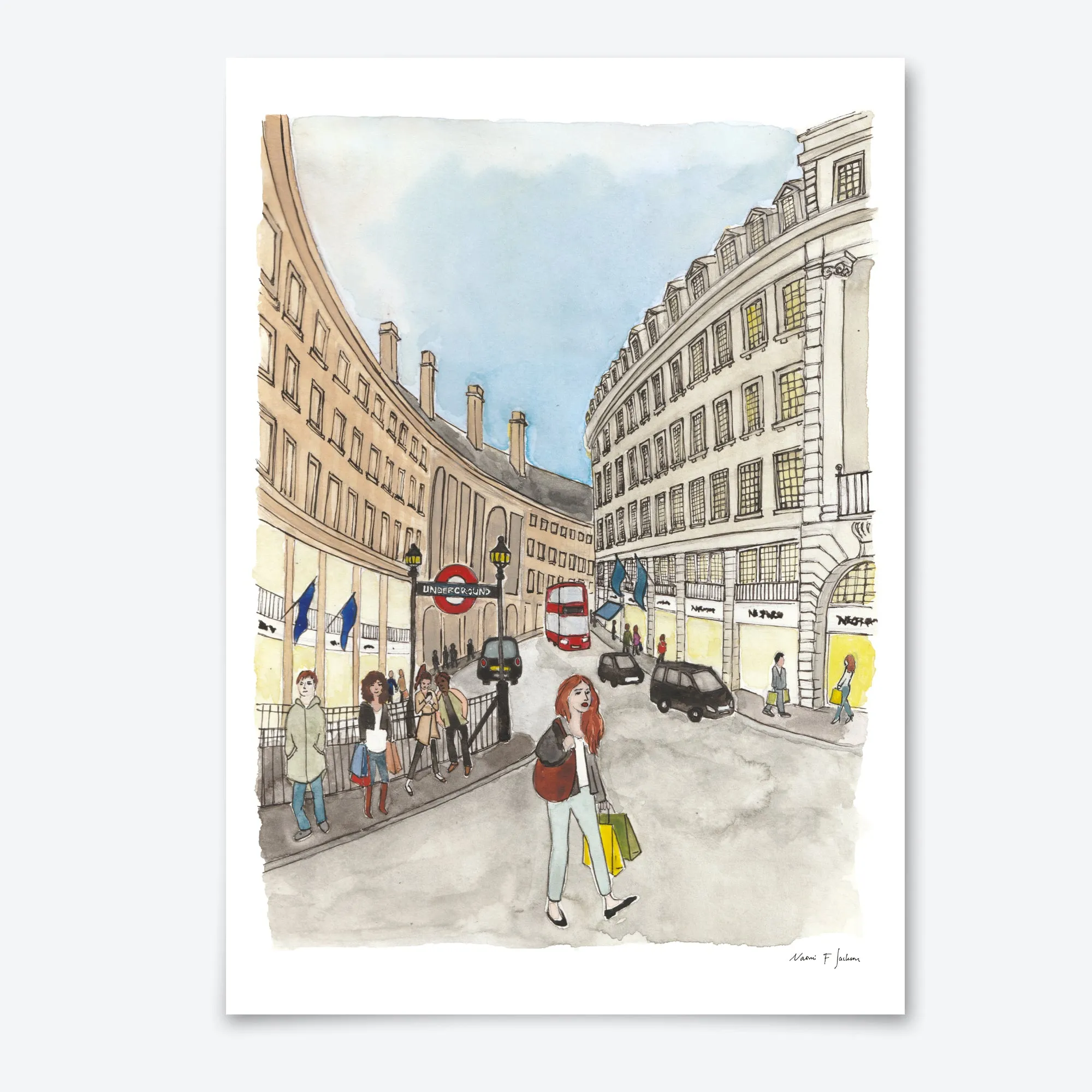 London Shopping Art Stationery A5 Letter Writing Set