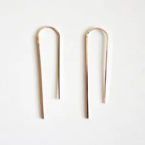 Long Arc Threader Earrings