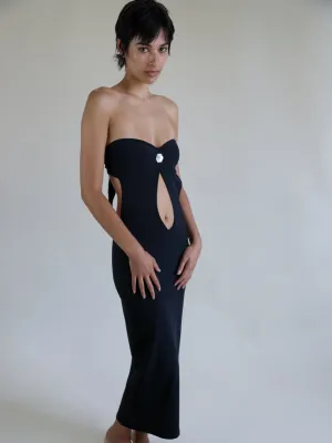 LONG FLOWER DRESS   RECYCLED