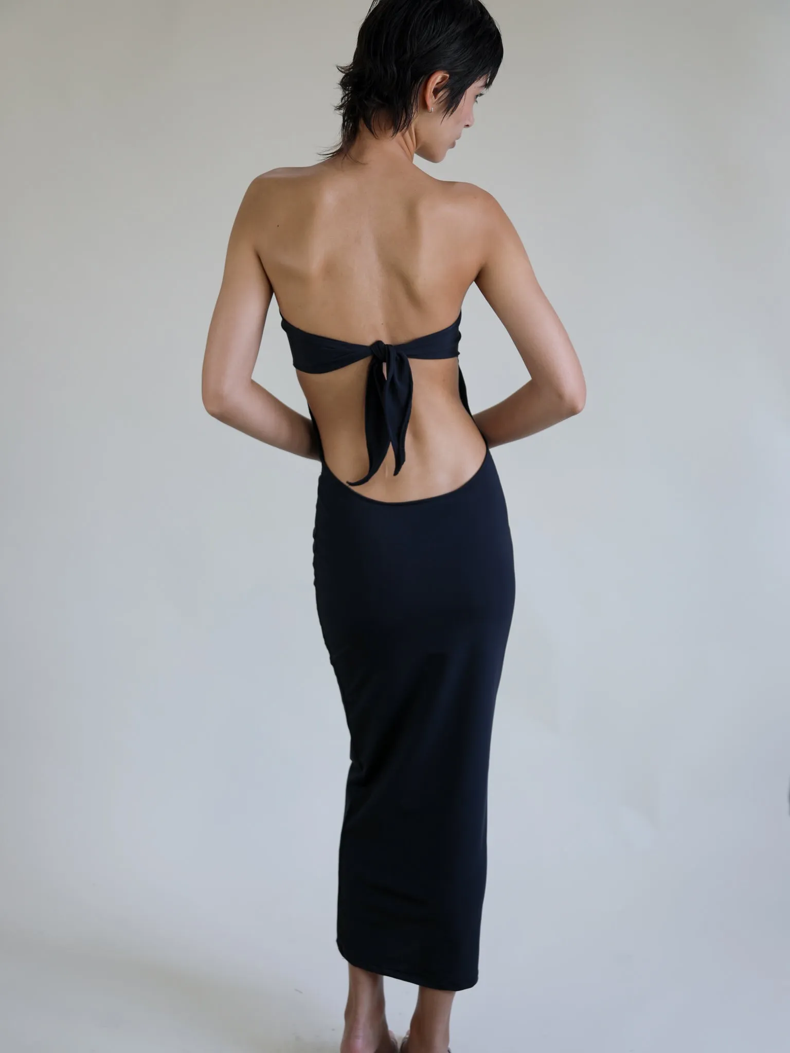 LONG FLOWER DRESS   RECYCLED