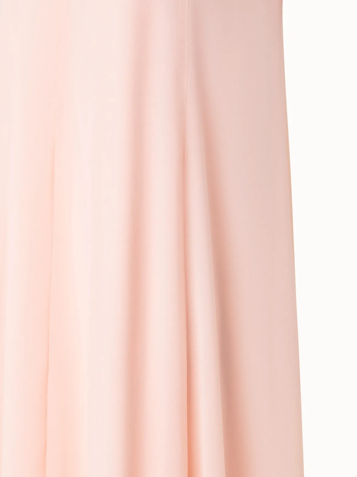 Long Silk Gown with Silk Georgette Overlayer