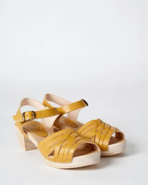 low heel clog - vegetal dyed leather juane