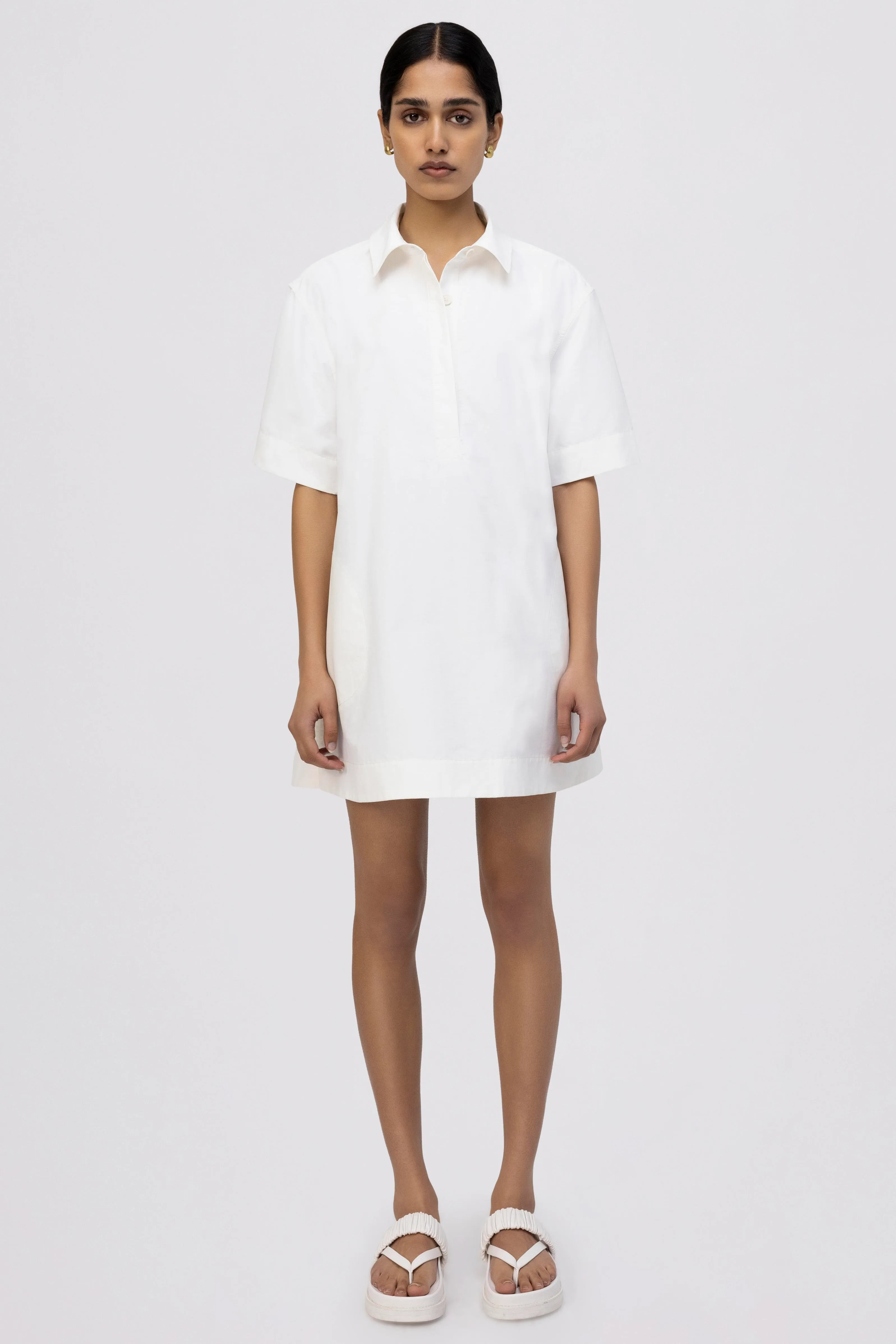 Lucienne Mini Dress in White