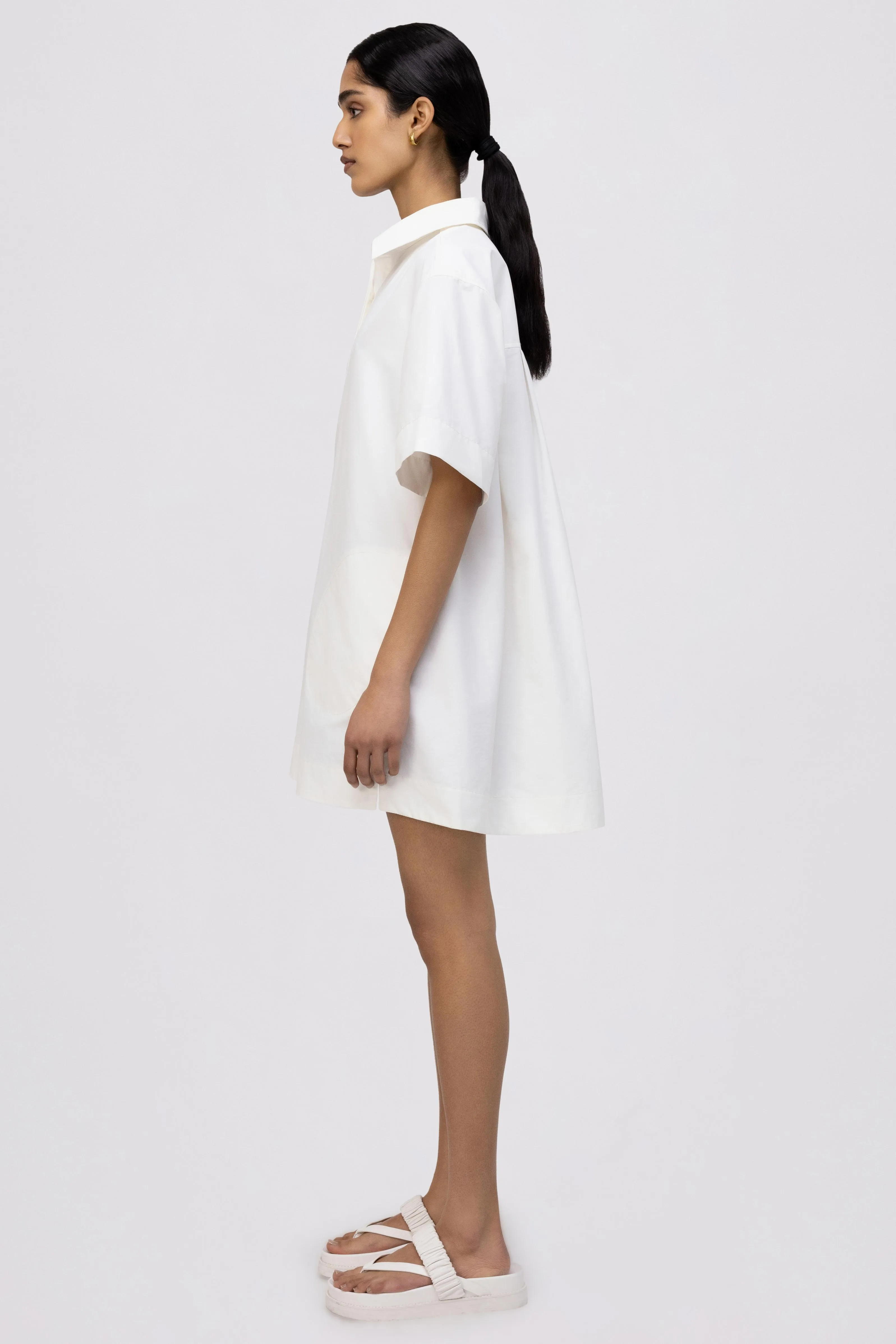 Lucienne Mini Dress in White