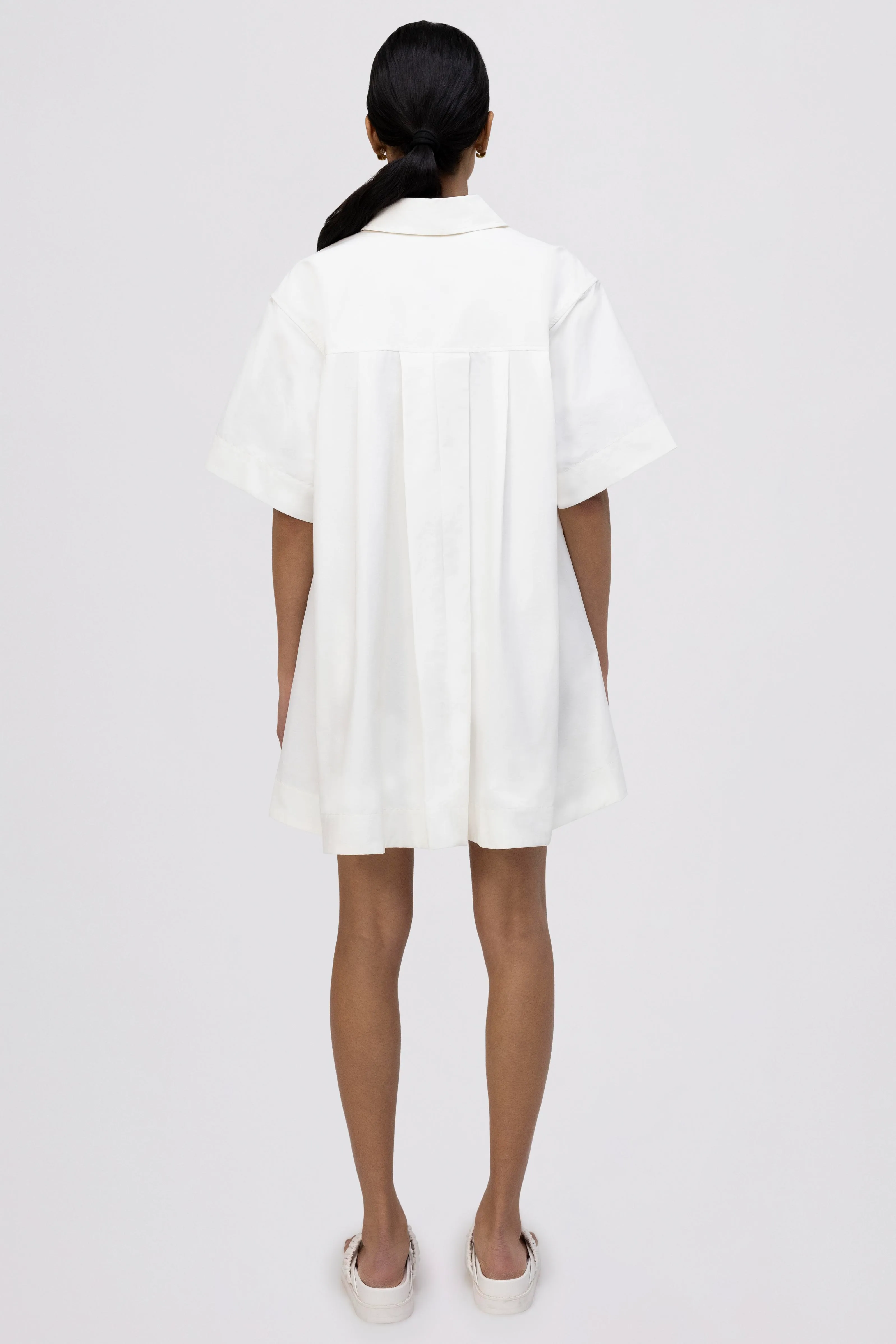 Lucienne Mini Dress in White