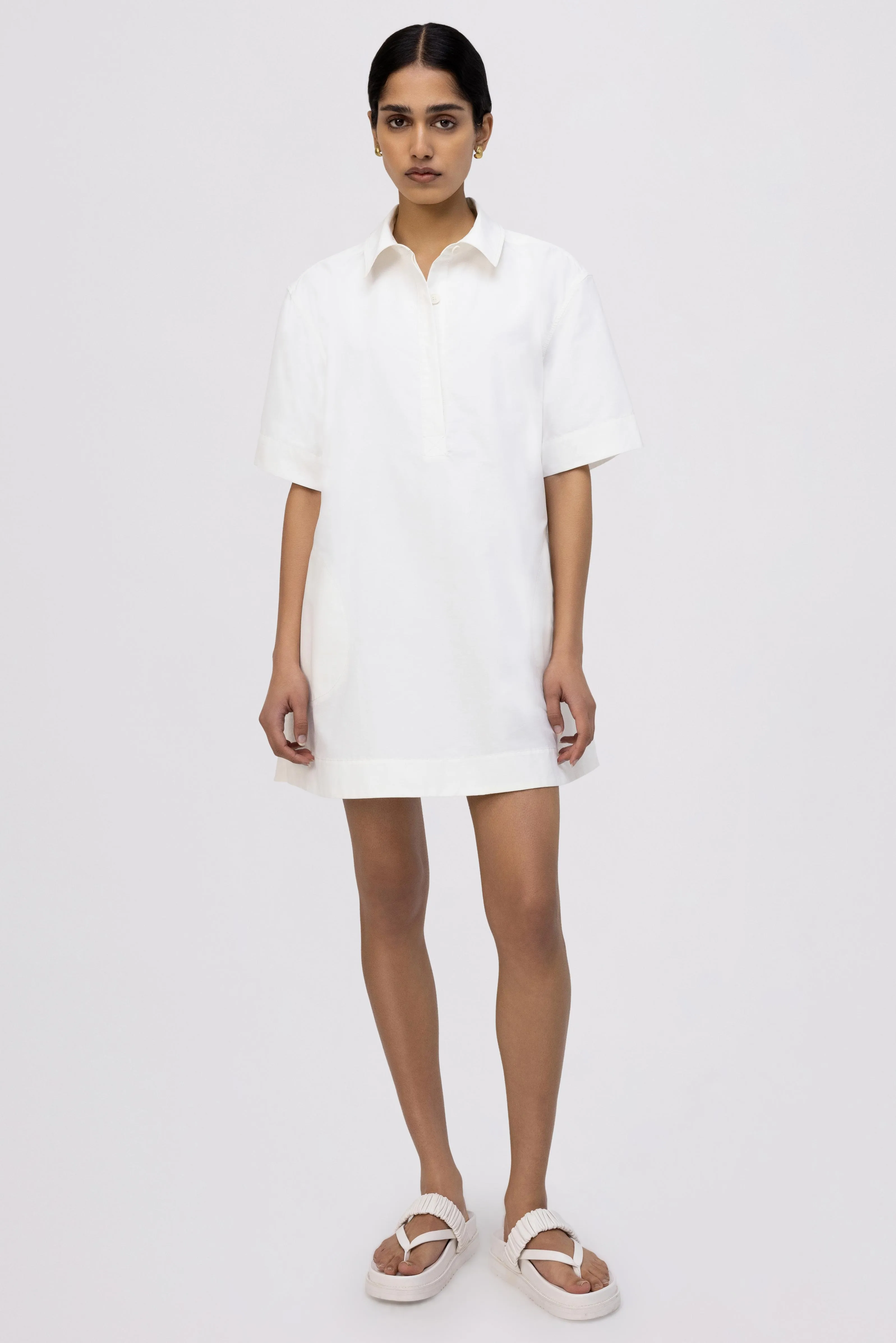 Lucienne Mini Dress in White