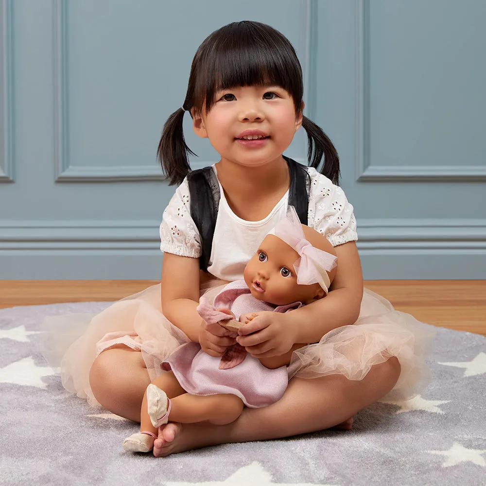 Lullababy 14" Baby Doll Pink Dress Outfit with Shoes