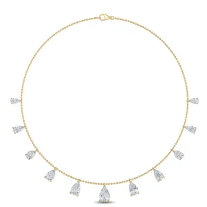 LUMENIRI The Nadine Graduated Pear Dangle Necklace