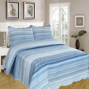 Luxury Flat Quilt Set Queen 3 Piece T210630-6