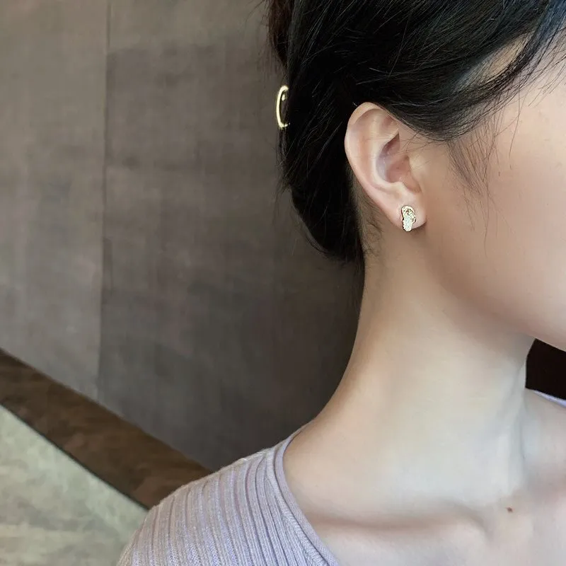 Luxury Gold Shoes Stud Earrings Pendant Necklace For Woman Jewelry