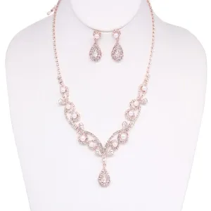 Luxury Necklace and Earring Set Fashion Jewelry