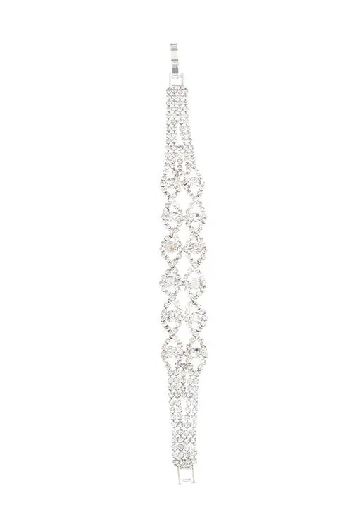 LUXURY RAINDROP PATTERN LATCH BRACELET