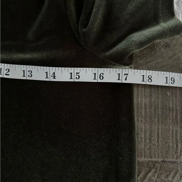 Madewell Velvet High Neck Mini Dress