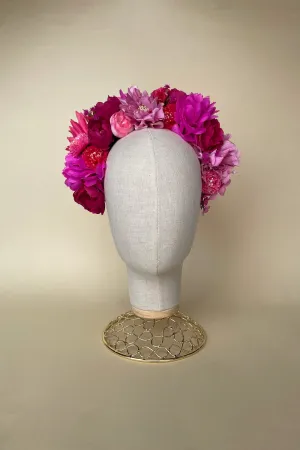 Magenta Flower Crown
